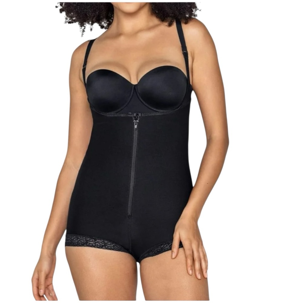 Leonisa‎ PowerSlim Open Bust Boyshort Body Shapewear Post Surgical Suit
